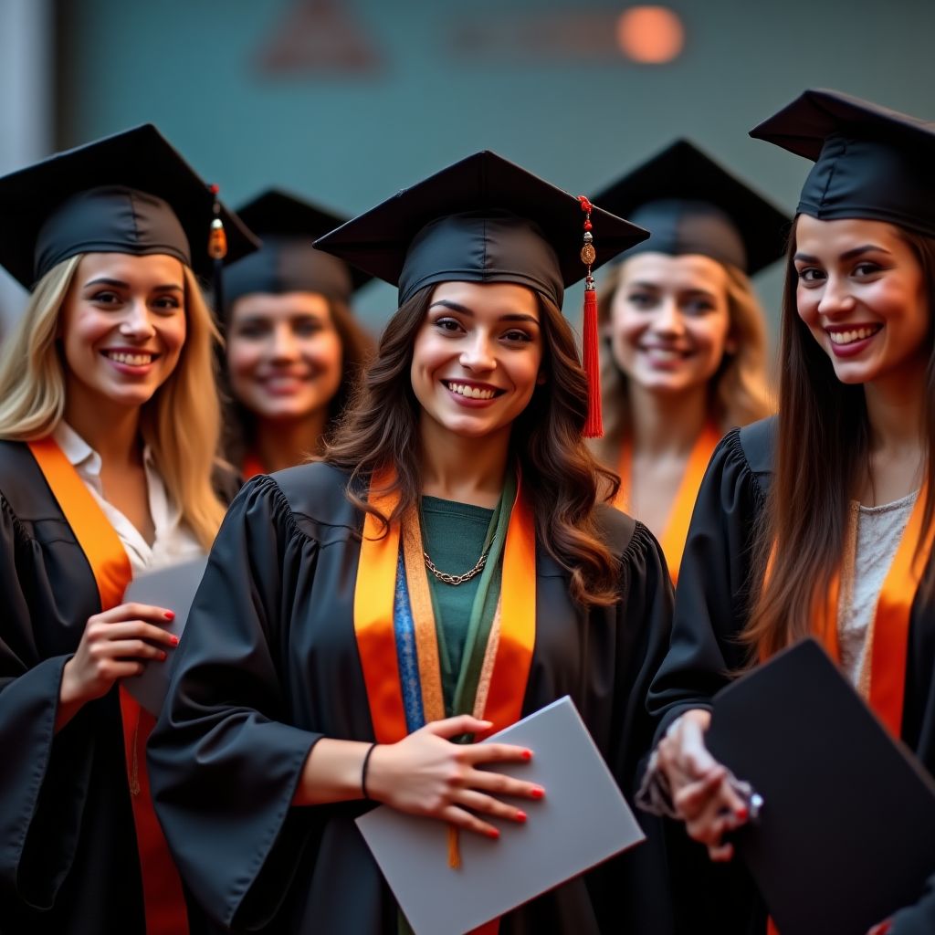 Ceremonia de graduación de estudiantes